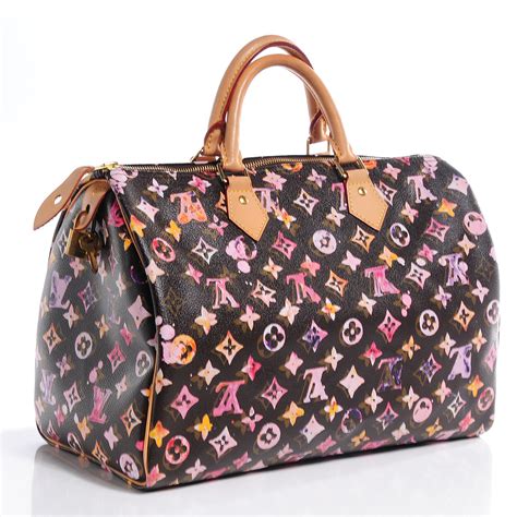 louis vuitton watercolor speedy replica|Louis Vuitton brown speedy.